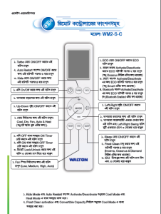 Remote Control Model : WM2-S-C